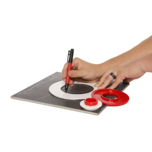 Crowne Tools Tile BullsEye™ – Multi-Size Tile Drilling Template & Guide - view 4