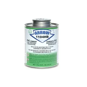 Arrow Adhesives HEAVY DUTY CLEAR PVC CEMENT – D-CEMENT-GALLON