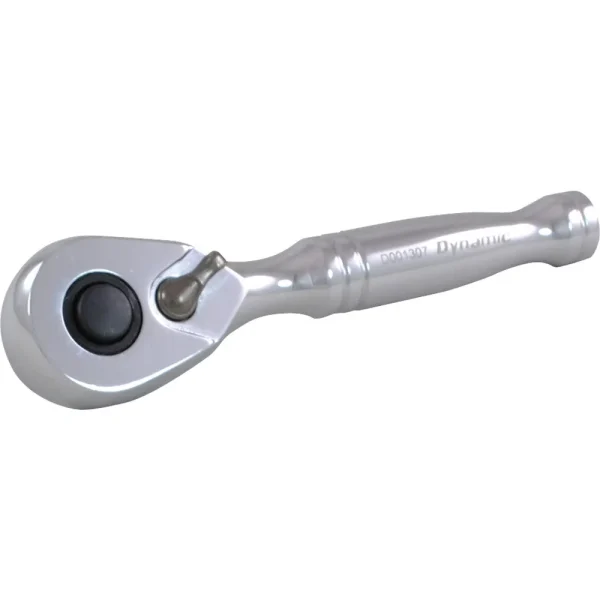 1/4″ Drive Stubby 48 Tooth Ratchet, Chrome Finish, 3.5″ Long