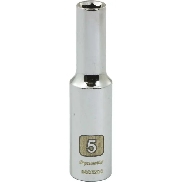 1/4″ Drive 6 Point Metric Deep Length Chrome Sockets