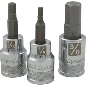 3/8″ Drive SAE Hex Head Standard Length Chrome Bit Sockets - view 3