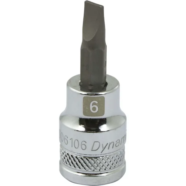 3/8″ Drive Slotted Head Standard Length Chrome Bit Sockets