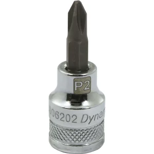3/8″ Drive Phillips® Head, Ph#1 Standard Length Chrome Bit Socket