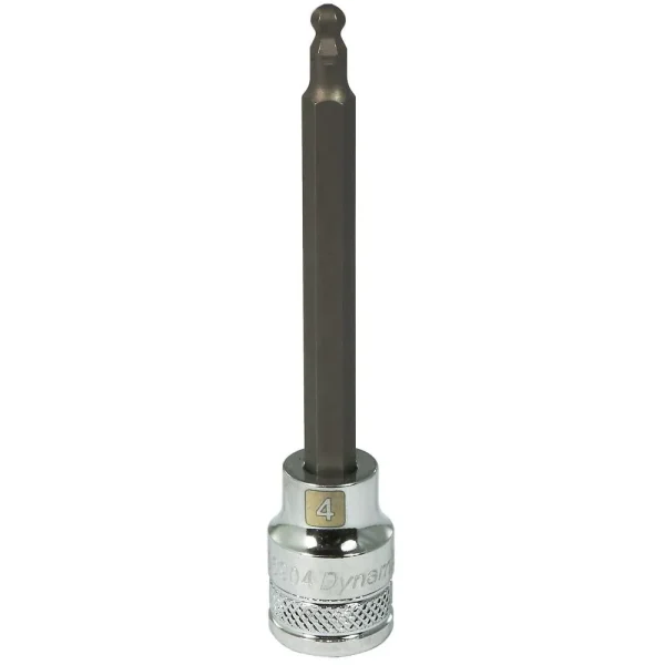 3/8″ Drive Metric Hex Head Long Length Ball Nose Chrome Bit Sockets