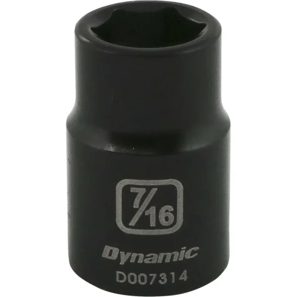 3/8″ Drive 6 Point SAE Standard Length Impact Sockets