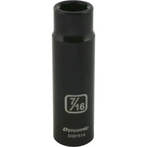3/8″ Drive 6 Point SAE Deep Length Impact Sockets