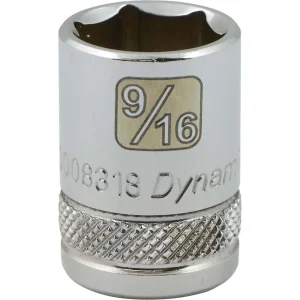 3/8″ Drive 6 Point SAE, Standard Length, Chrome Sockets