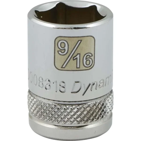3/8″ Drive 6 Point SAE, Standard Length, Chrome Sockets