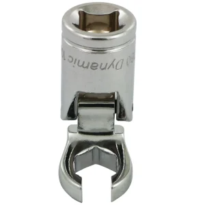 3/8″ Drive Metric Flex Head, Crow Foot Flare Nut Chrome Sockets