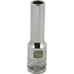 3/8″ Drive 12 Point SAE Deep Length Chrome Sockets
