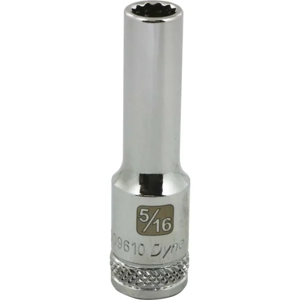 3/8″ Drive 12 Point SAE Deep Length Chrome Sockets