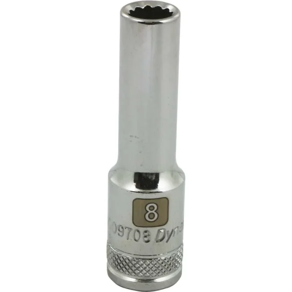 3/8″ Drive 12 Point Metric, Deep Length, Chrome Sockets