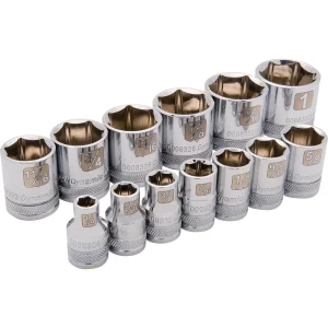 3/8″ Drive 13 Piece 6 Point, Standard SAE Socket Set, 1/4″ – 1″