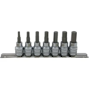 3/8″ Drive 7 Piece Metric, Standard Hex Socket Set, 4mm – 10mm - view 2