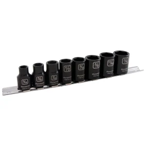 3/8″ Drive 8 Piece 6 Point SAE, Standard Impact Socket Set, 5/16″ – 3/4″ - view 3