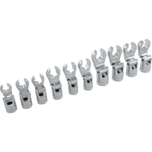 3/8″ Drive 10 Piece Metric, Flare Nut Socket Set, 10mm -19mm