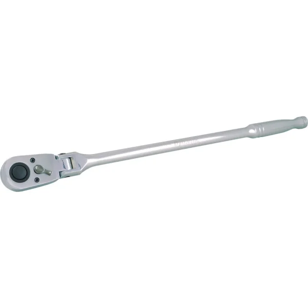1/2″ Drive 48 Tooth Flex Head Ratchet, 17-3/4″, Chrome Finish