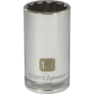 1/2″ Drive 12 Point SAE, Deep Length, Chrome Sockets