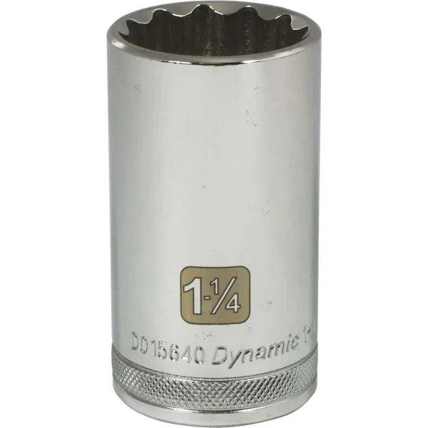 1/2″ Drive 12 Point SAE, Deep Length, Chrome Sockets