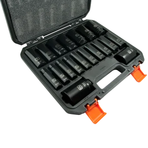 1/2″ Drive 19 Pieces 6 Point Deep SAE Impact Socket Set - view 2