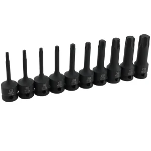 1/2″ Drive 10 Piece Torx® Bit Impact Socket Set