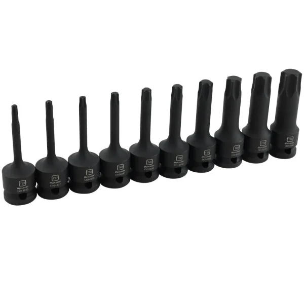 1/2″ Drive 10 Piece Torx® Bit Impact Socket Set