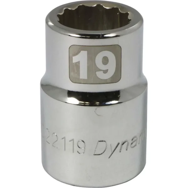 3/4″ Drive 12 Point Metric, Standard Length, Chrome Sockets
