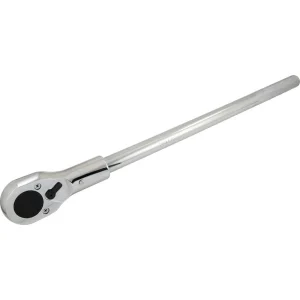 1″ Drive 24 Tooth Ratchet, 24¼” Long, Chrome Finish