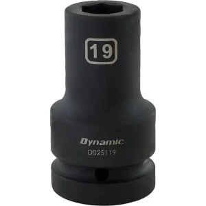 1″ Drive Metric Impact Black Industrial Finish – Deep Length