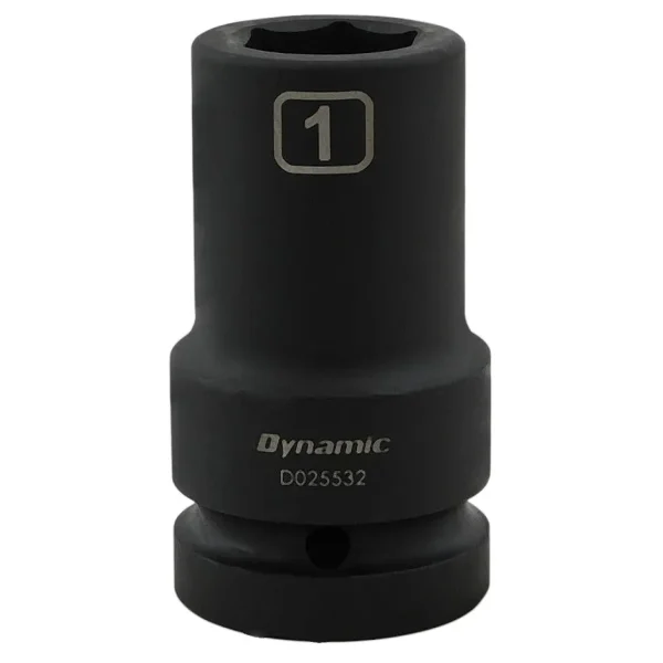 1″ Drive 6 Point SAE, Deep Length, Impact Sockets