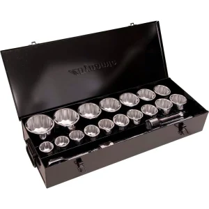1″ Drive 21 Piece 12 Point Standard SAE Socket Set - view 2