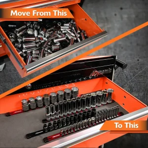 Aluminum Socket Organizers - view 4