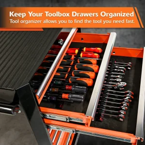 Aluminum Magnetic Screwdriver and Small Tool Organizer - view 2