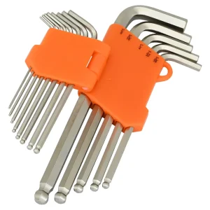 22 Piece SAE and Metric Ball End Long Hex Key Set - view 2