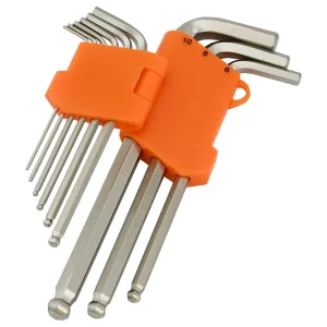 22 Piece SAE and Metric Ball End Long Hex Key Set - view 3