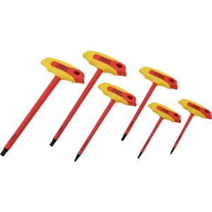 6 Piece Metric Insulated T-Handle Hex Key Set