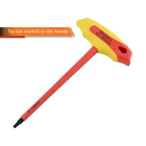 6 Piece Metric Insulated T-Handle Hex Key Set - view 2