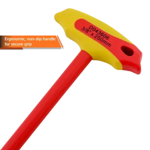 6 Piece Metric Insulated T-Handle Hex Key Set - view 3