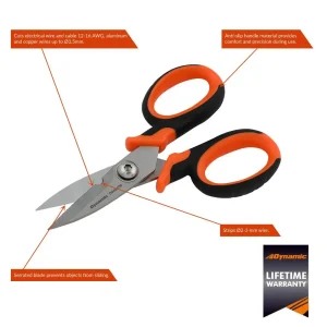 6” Multi-Purpose Electrician’s Scissors - view 2