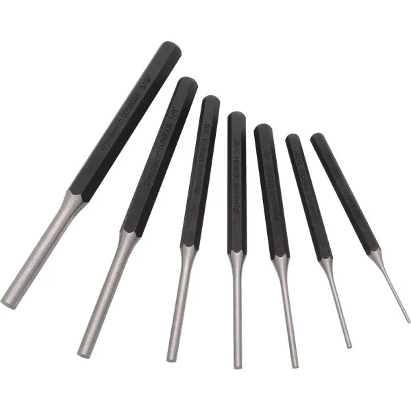 7 Piece Pin Punch Set,1/16 – 5/16″