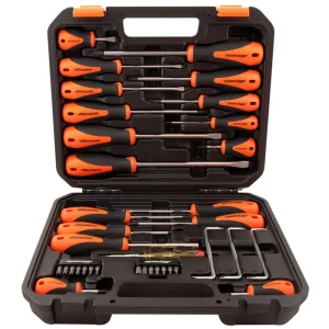36 Piece Screwdriver & Bit Set With Comfort Grip Handles - view 3