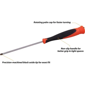 7 Piece Precision Screwdriver Set, Slotted & Phillips® - view 2