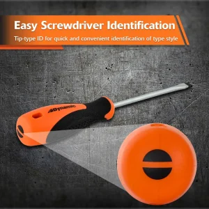8 Piece Slotted and Phillips® Screwdriver Set With Comfort Grip Handles - view 4