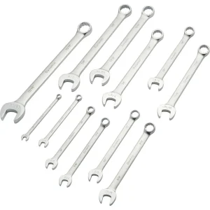 12 Piece SAE Combination Wrench Set, Contractor Series, Satin Finish, 1/4″ – 15/16″
