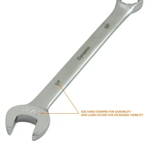 12 Piece SAE Combination Wrench Set, Contractor Series, Satin Finish, 1/4″ – 15/16″ - view 2