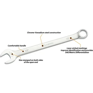 12 Point SAE Combination Wrenches, Contractor Series, Satin - view 2