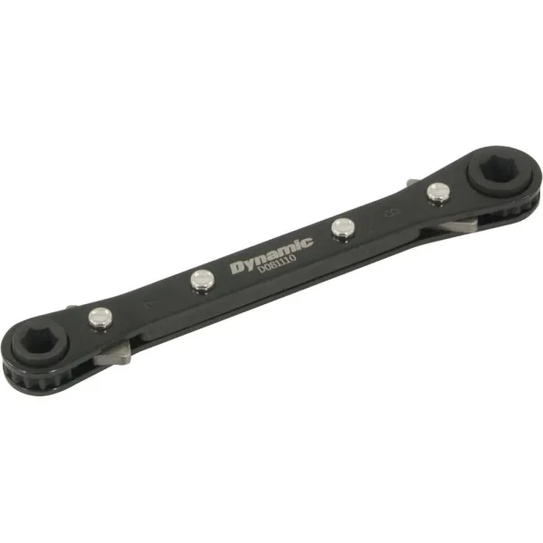 7mm X 8mm Double Box End Ratcheting Wrench, Straight