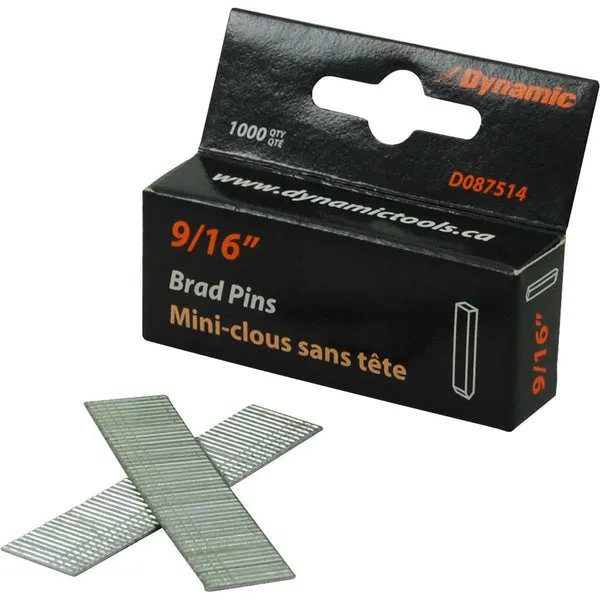 9/16″ Brad Pins, 1,000/pack