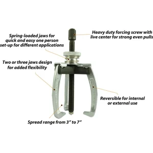2 or 3 Jaw Self Adjusting Pullers - view 2