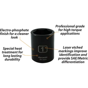 1/2″ Drive Metric Impact Sockets & Attachments - view 2